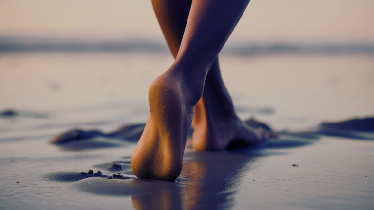 Suffering to Healing -Walking At Beach Barefoot